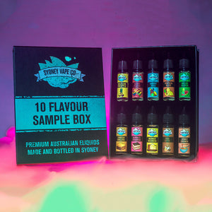 10 Flavour Sample Box
